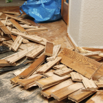 Hardwood floor removal