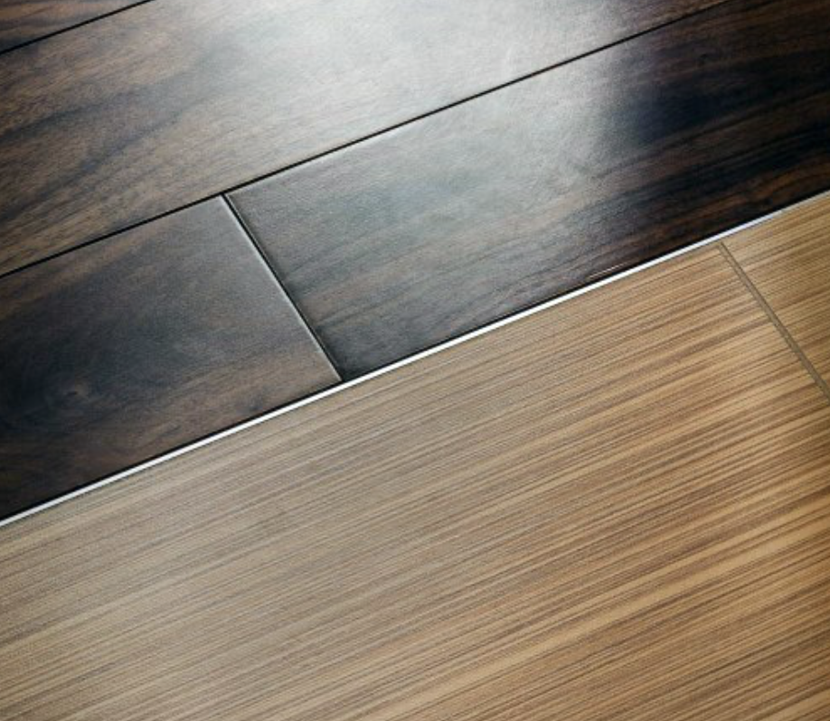 Transition from tile floor to wooden floor