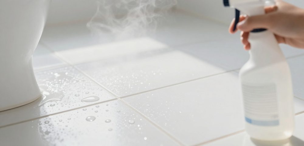 Grout cleaning routines that prevent bathroom tile slips in humid homes