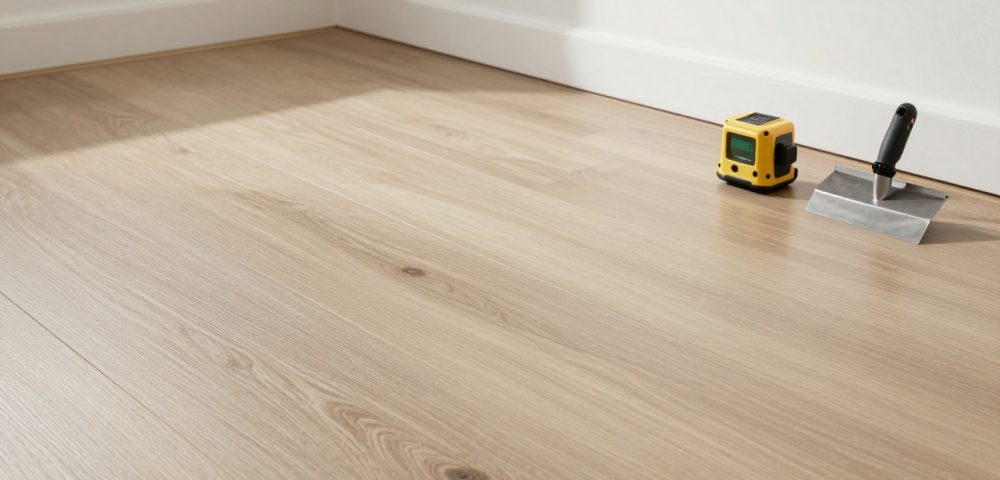 How to level bathroom subfloors for flawless vinyl plank installs (step by step checks).