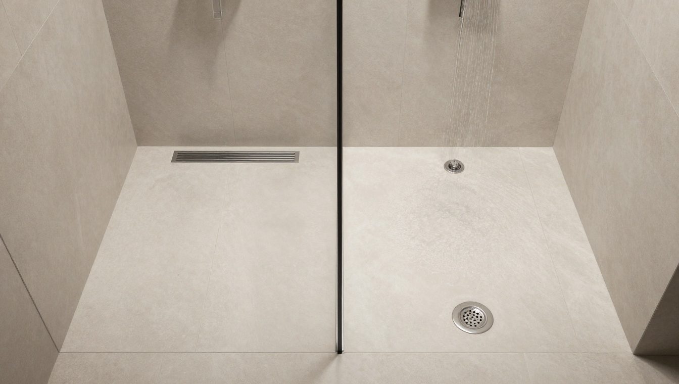 Linear Drain vs Center Drain for Showers: Layout Rules That Prevent Odd Cuts and Birdbaths