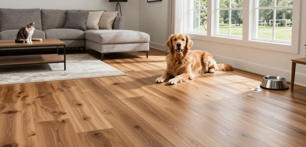 Pet friendly flooring options for Alpharetta homes that resist claws and spills