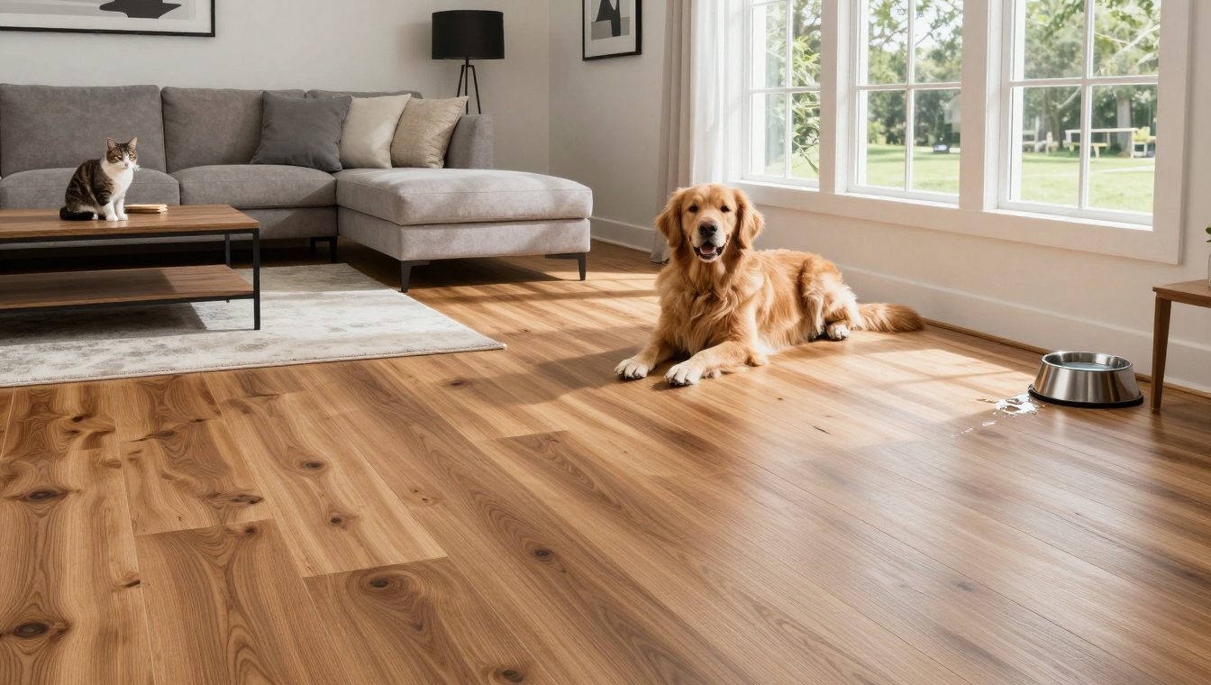 Pet friendly flooring options for Alpharetta homes that resist claws and spills
