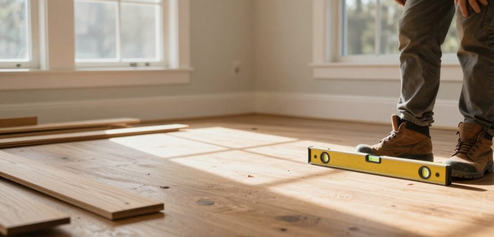 Subfloor repairs needed before hardwood installs in older Alpharetta homes