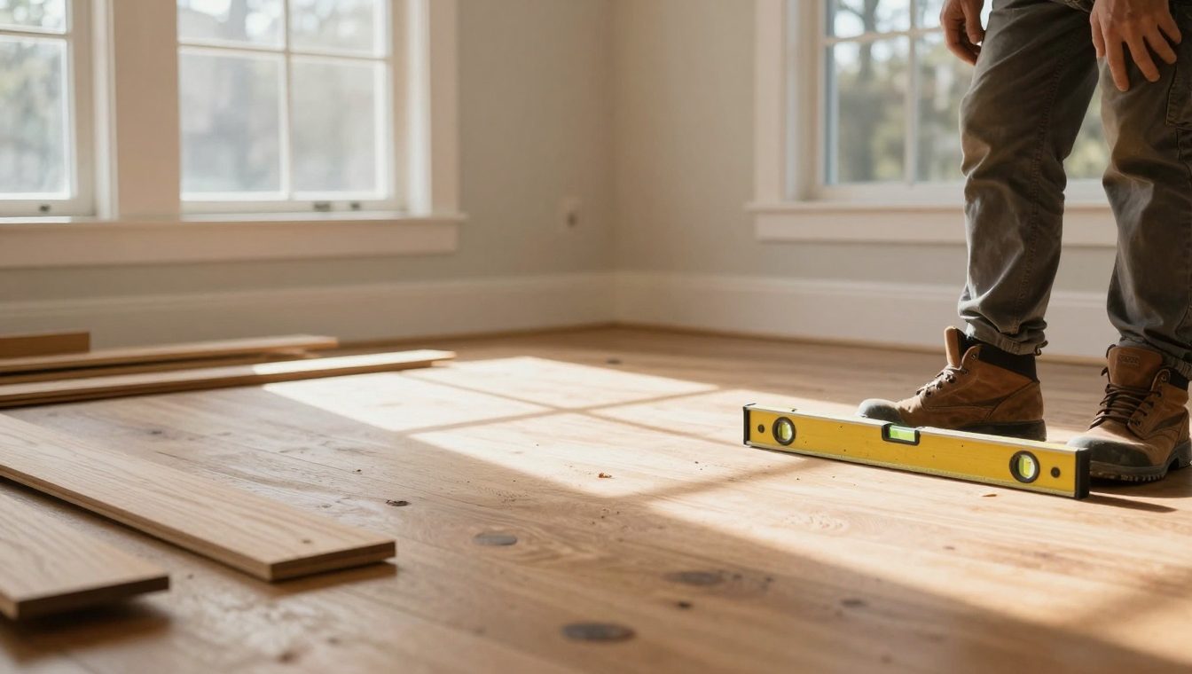 Subfloor repairs needed before hardwood installs in older Alpharetta homes
