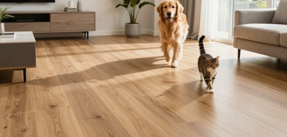 Vinyl plank floors that hold up to Alpharetta pet scratches