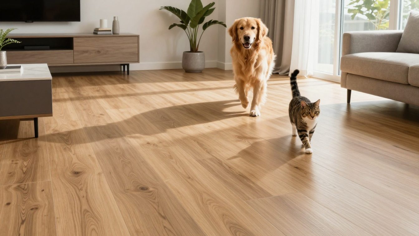 Vinyl plank floors that hold up to Alpharetta pet scratches