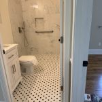 Curbless shower installation in Alpharetta
