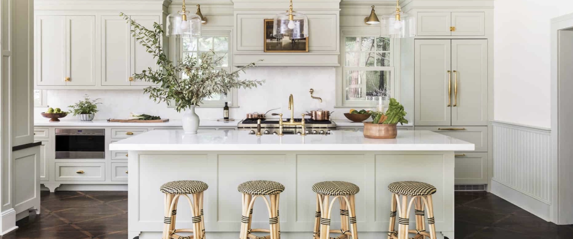 open concept kitchen alpharetta home