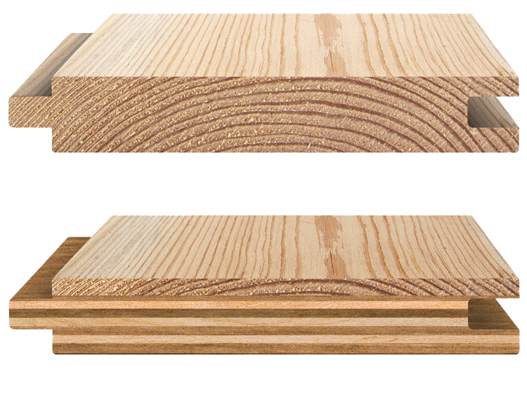 solid hardwood floor vs engineered hardwood